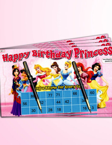 Cartoon-Tambola-Tickets-Disney-Princess