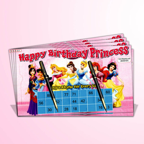 Cartoon-Tambola-Tickets-Disney-Princess