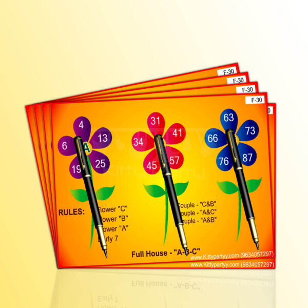 Floral-Theme-Tambola-Tickets-A-B-C