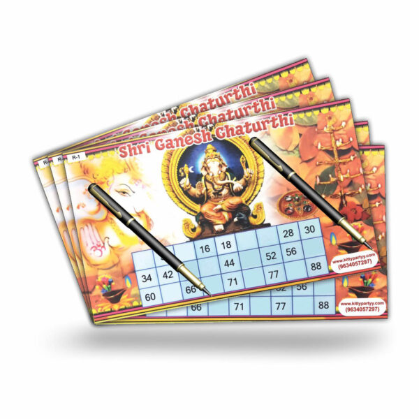 Ganesh Chaturthi Tambola Tickets (Ganesh)