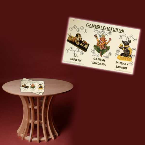 Printed tambola ticket