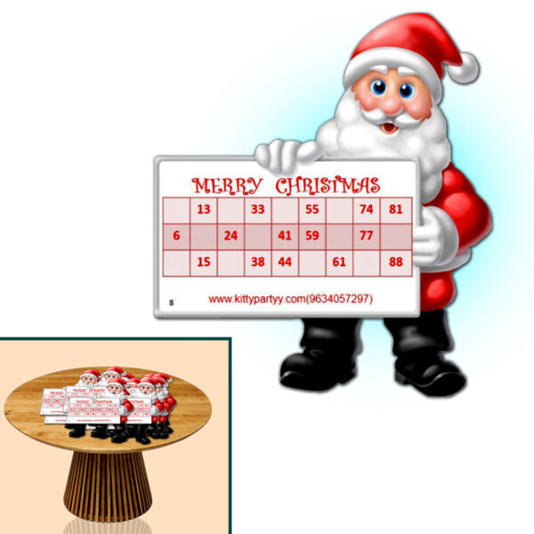 Santa Shape Tambola Tickets Santa-Shape-Tambola-Tickets