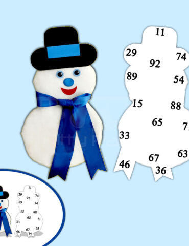 Snowman Handmade Tambola Tickets