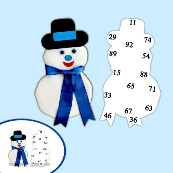 Snowman Handmade Tambola Tickets