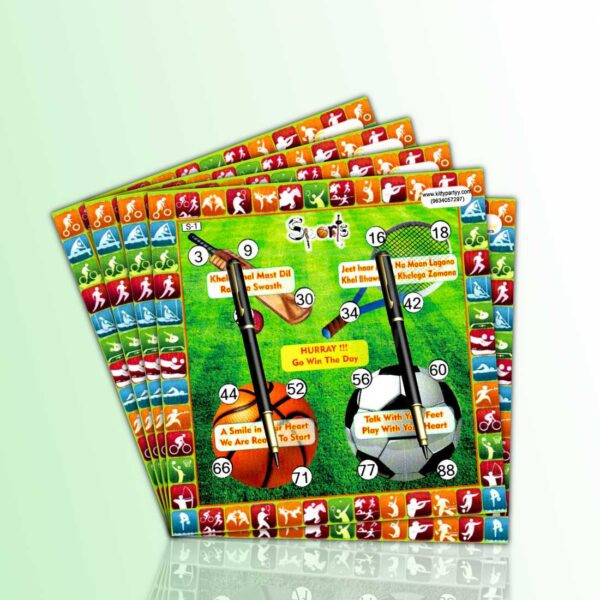 Sports Theme Tambola Tickets Sports-Theme-Tambola-Tickets