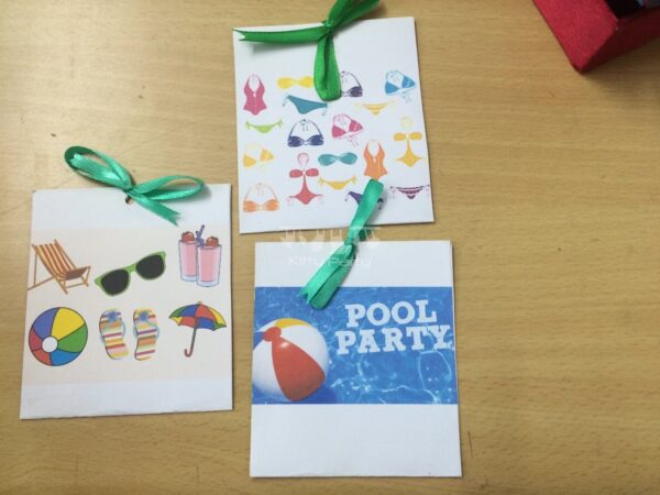 Pool Party Envelopes