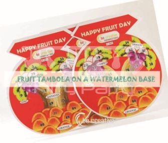 Happy Fruits Day Tambola Tickets