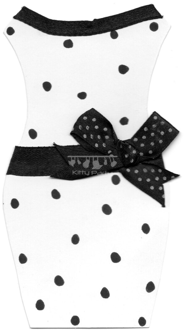 Polka Dots Tambola Tickets (Dress With Bow)