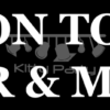 Soon To Be Mr. & Mrs. Black And White Placards