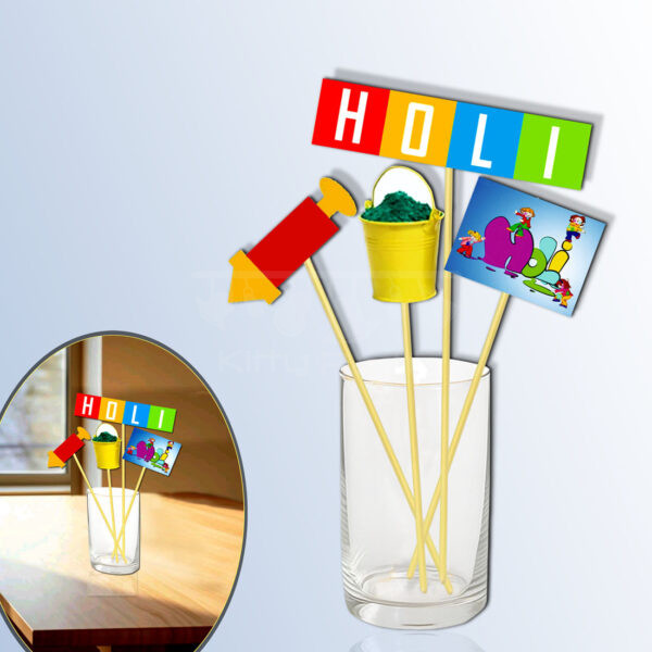 Holi Theme Center Table Decorations