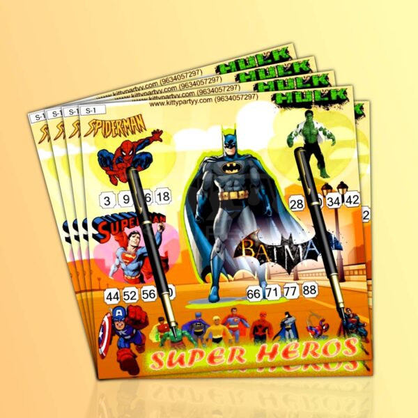 Super-Heroes-Tambola-Tickets