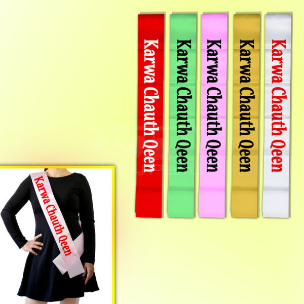 Karwachauth-Queen-Sash