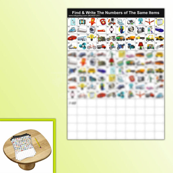 Find And Write The Number Of Same Items Find-And-Write-The-Number-Of-Same-Items