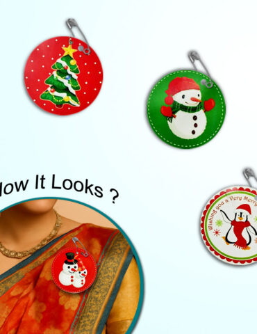 Christmas-Theme-Badges