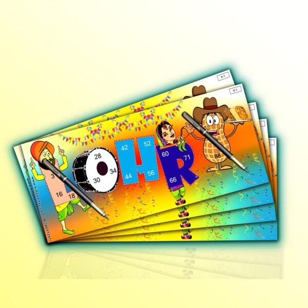 Happy Lohri Printed Tambola Tickets