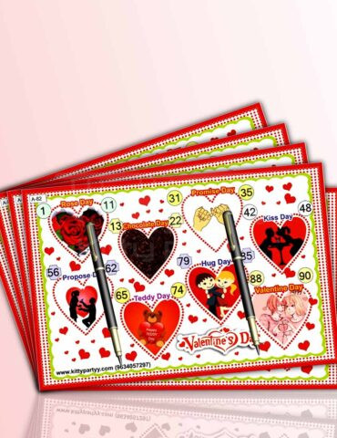 Valentines Week Tambola Ticket