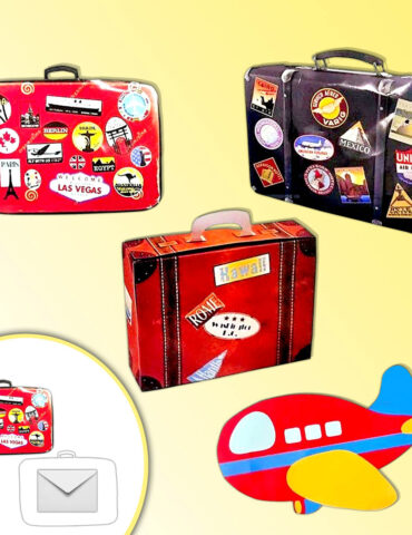 Around The World Theme Envelopes