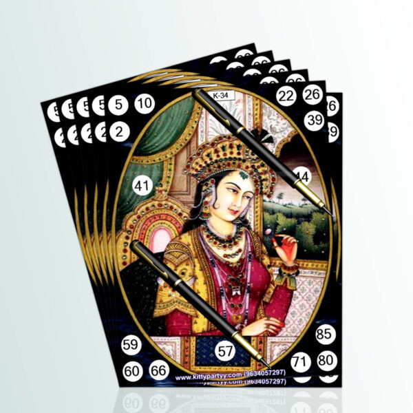 Mughal-theme-tambola-tickets