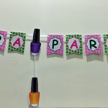 Spa Party Theme Banner