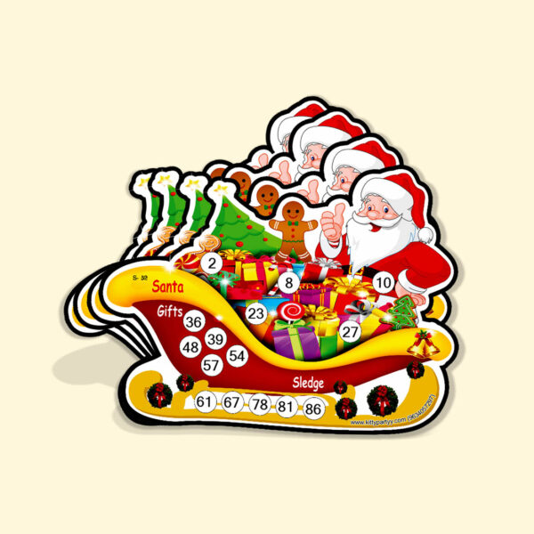 Christmas-Shape-Tambola-Tickets