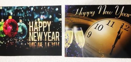 New Year Theme Table Mats