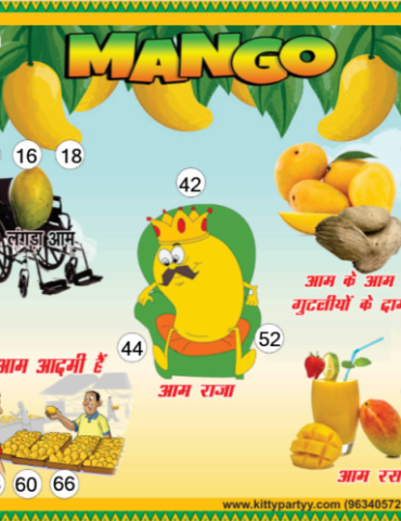 Mango Fest Kitty Party Theme