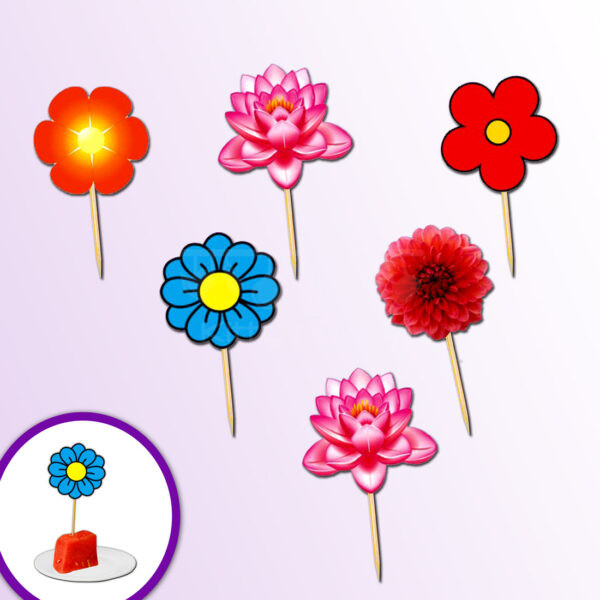 Floral-Theme-Snack-Sticks