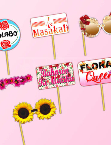 Floral-Theme-Stick-Props
