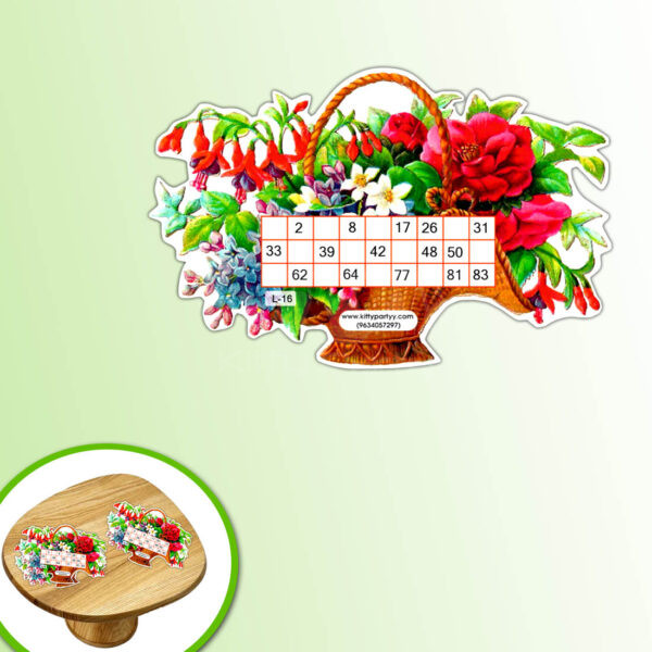 Flowers-Bouquet-Printed-Tambola-Tickets