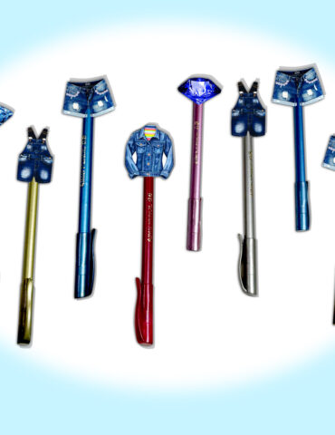 Denim & Diamonds Theme Pens