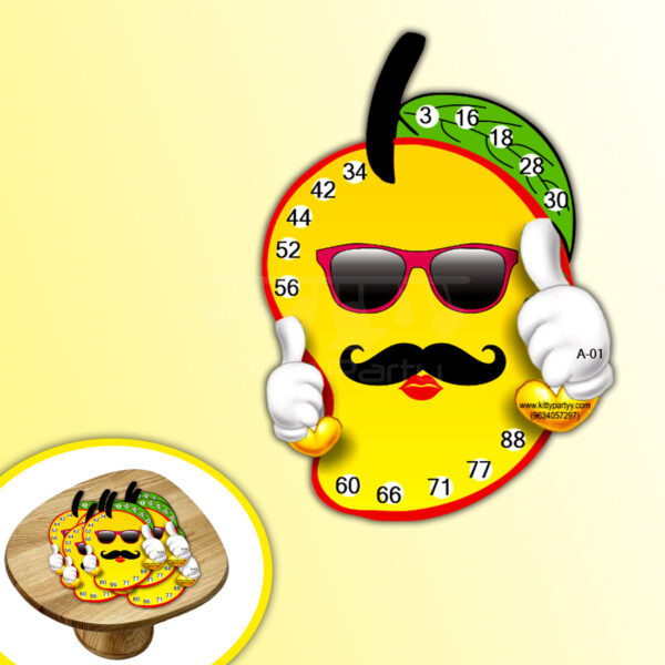 Mango-Man-Shape-Tambola-Tickets