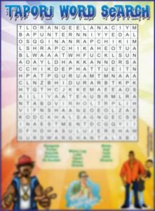 Tapori word search game