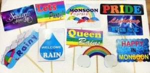 Monsoon theme decoration