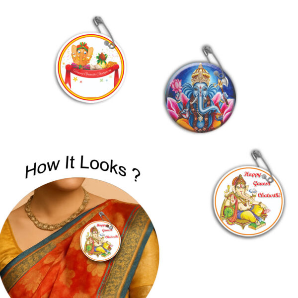 Ganesh chaturthi badge Ganesh-chaturthi-badge