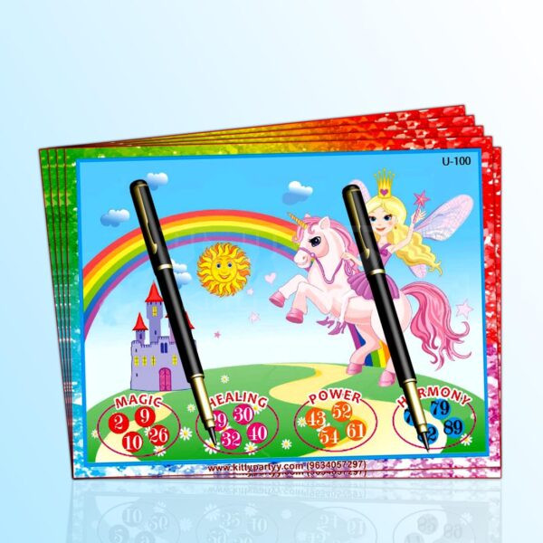 Unicorn-theme-tambola-ticket