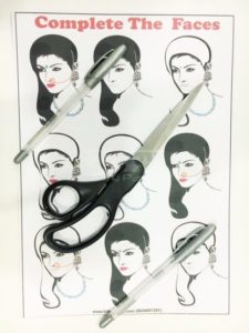 Complete the faces activity game