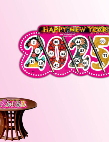 Happy new year tambola tickets