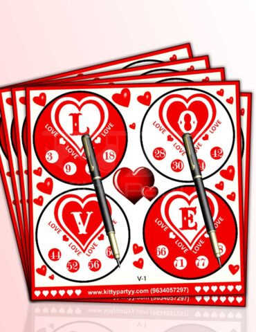Valentines Day Theme Love Tickets