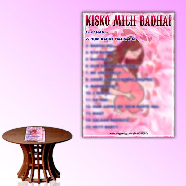 Kisko Mili Badhai Paper Game