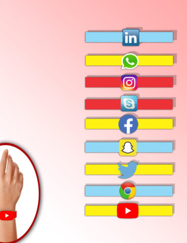 Social Media Wristband