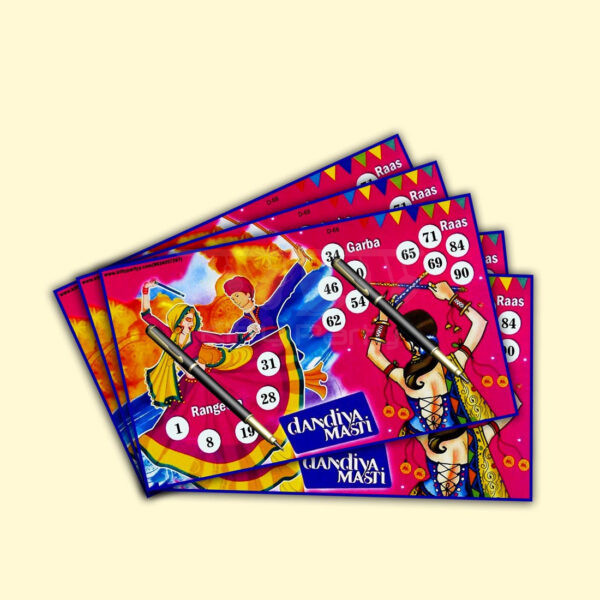 Dandiya dance Masti tambola ticket (2)