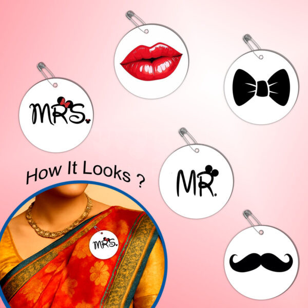 Lips And Mustache theme Badges