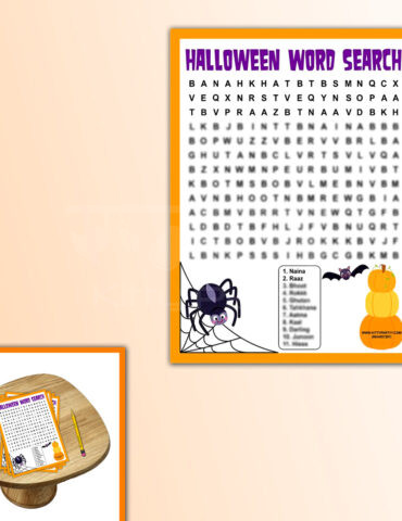 Halloween Word Search Game