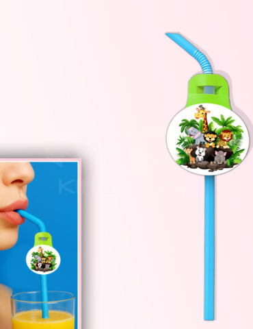 Animal-Jungle-Theme-Straw