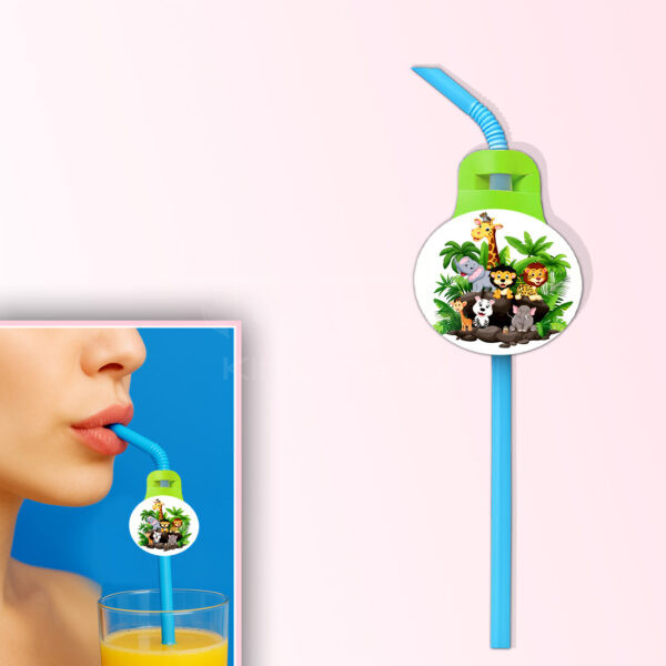 Animal Jungle Theme Straw Animal-Jungle-Theme-Straw