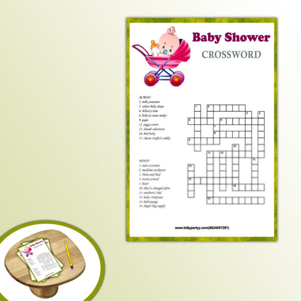 Baby-Shower-Crossword