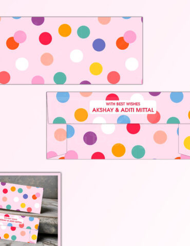 Colorful-Polka-Dot-Pattern-Personalised-Envelope