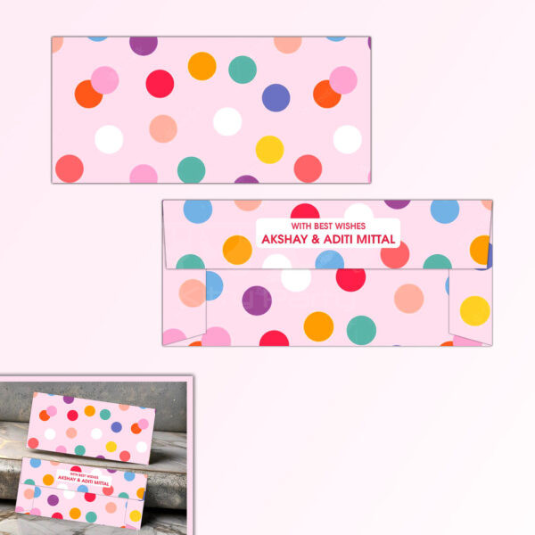Colorful-Polka-Dot-Pattern-Personalised-Envelope