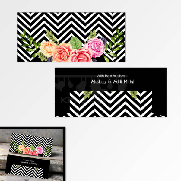 Floral Black Theme Personalised Envelope Floral-Black-Theme-Personalised-Envelope