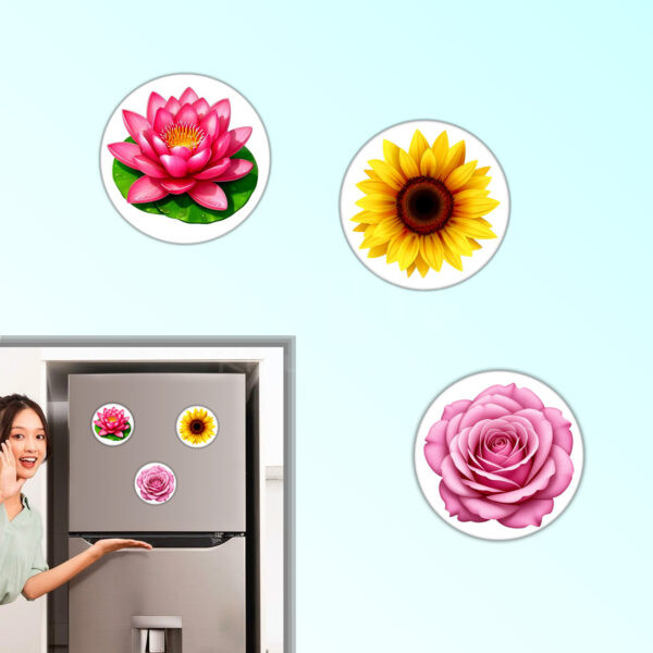 Floral-Fridge-Magnets